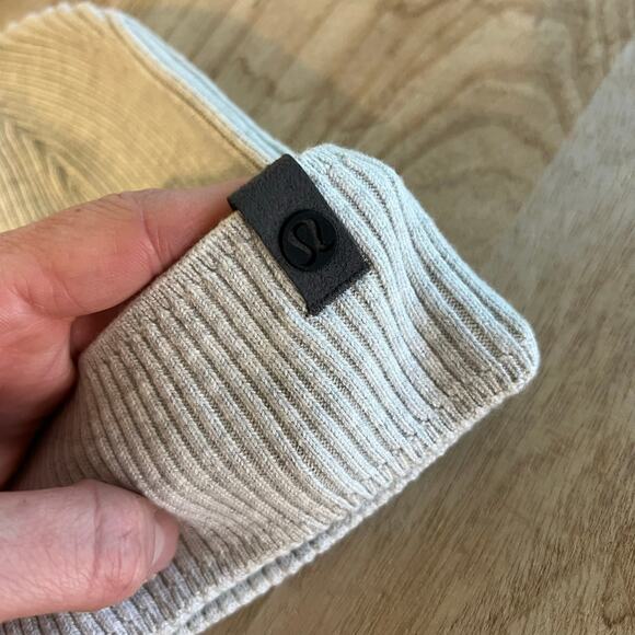 Lululemon Cotton Silk From the Top Gray Fold Over Unisex Golf Athletic Hat - Picture 6 of 7